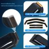 Nilight in-Channel Window Visors for Chevrolet (Chevy) Malibu 2016 2017 2018 2019 2020 2021 2022 2023 2024, Window Rain Guards, Original Window Deflectors-4PCS(Chevy Silverado 1500 Crew Cab 2019-2025)