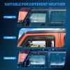 Nilight in-Channel Window Visors for Chevrolet (Chevy) Malibu 2016 2017 2018 2019 2020 2021 2022 2023 2024, Window Rain Guards, Original Window Deflectors-4PCS(Chevy Silverado 1500 Crew Cab 2019-2025)