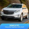 Nilight in-Channel Window Visors for Chevrolet (Chevy) Malibu 2016 2017 2018 2019 2020 2021 2022 2023 2024, Window Rain Guards, Original Window Deflectors-4PCS(Chevy Equinox 2018-2024)