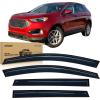 Nilight Tape On Rain Guards for Chevy Ford Honda Subaru Crosstrek Series(Ford Edge 2015-2024)