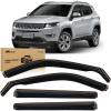 Nilight in Channel Rain Guards for Gladiator 2020 2021 2022 2023 Window Deflectors, Vent Window Visors-4PCS(Compass 2017-2024)