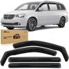 Nilight in Channel Rain Guards for Gladiator 2020 2021 2022 2023 Window Deflectors, Vent Window Visors-4PCS(Grand Caravan 2008-2023)