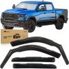 Nilight in Channel Rain Guards for Gladiator 2020 2021 2022 2023 Window Deflectors, Vent Window Visors-4PCS(RAM 1500 2019-2024 Crew Cab)