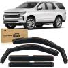 Nilight in-Channel Window Visors for Chevrolet (Chevy) Malibu 2016 2017 2018 2019 2020 2021 2022 2023 2024, Window Rain Guards, Original Window Deflectors-4PCS(Chevy Tahoe 2015-2020)