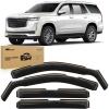 Nilight in-Channel Window Visors for Chevrolet (Chevy) Malibu 2016 2017 2018 2019 2020 2021 2022 2023 2024, Window Rain Guards, Original Window Deflectors-4PCS(Chevy Tahoe 2021-2024)