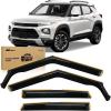 Nilight in-Channel Window Visors for Chevrolet (Chevy) Malibu 2016 2017 2018 2019 2020 2021 2022 2023 2024, Window Rain Guards, Original Window Deflectors-4PCS(Chevy TrailBlazer 2021-2025)