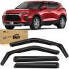 Nilight in-Channel Window Visors for Chevrolet (Chevy) Malibu 2016 2017 2018 2019 2020 2021 2022 2023 2024, Window Rain Guards, Original Window Deflectors-4PCS(Chevy Blazer 2019-2025)