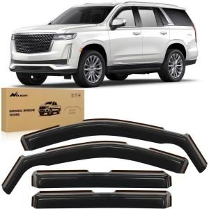 Nilight in-Channel Window Visors for Chevrolet (Chevy) Malibu 2016 2017 2018 2019 2020 2021 2022 2023 2024, Window Rain Guards, Original Window Deflectors-4PCS(Chevy Tahoe 2021-2024)