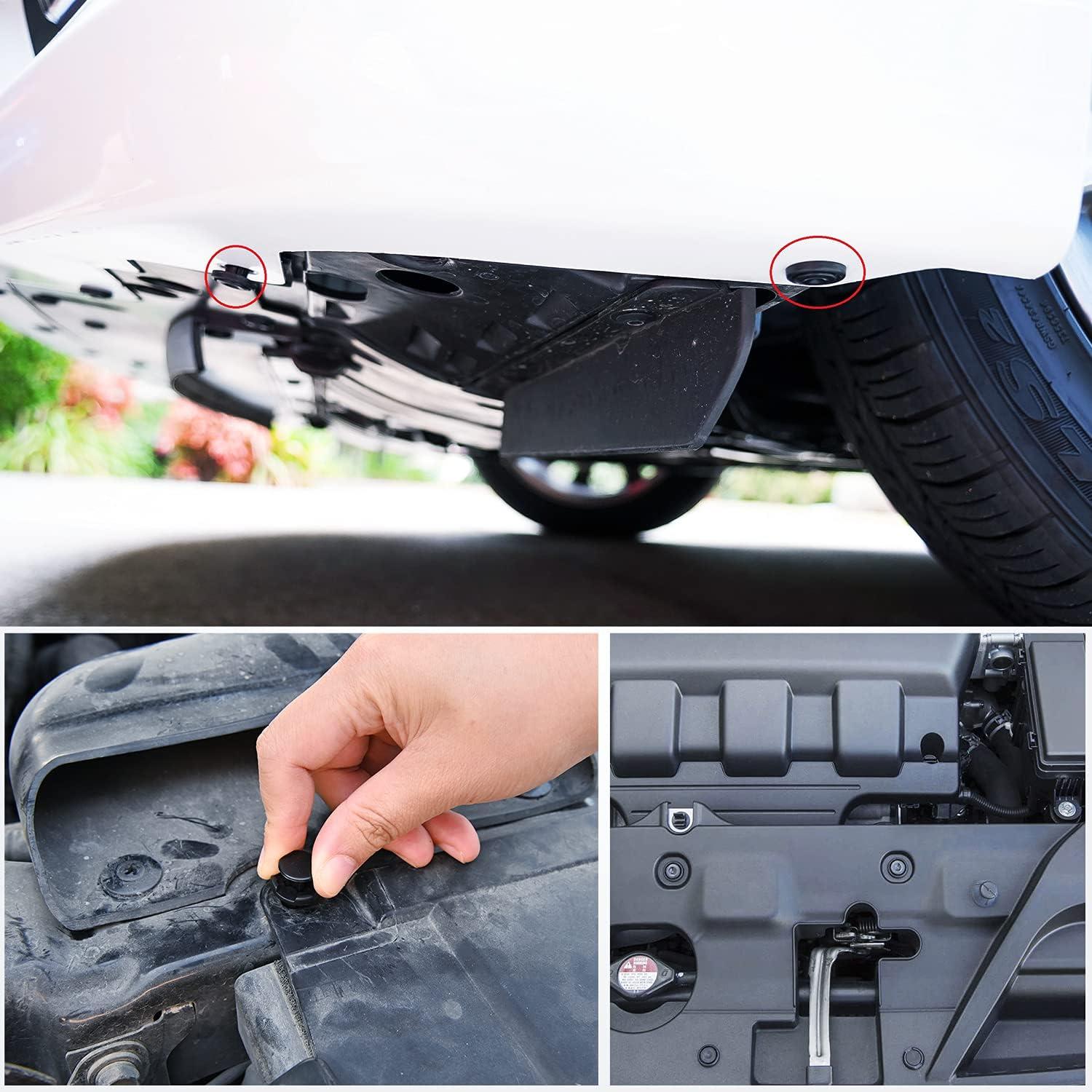 imageNilight 100PCS Nylon Bumper Rivet Fender Clips OEM Replaces Nissan 01553093210 8mm1PC Bonus Fastener RemoverFor Acura Honda