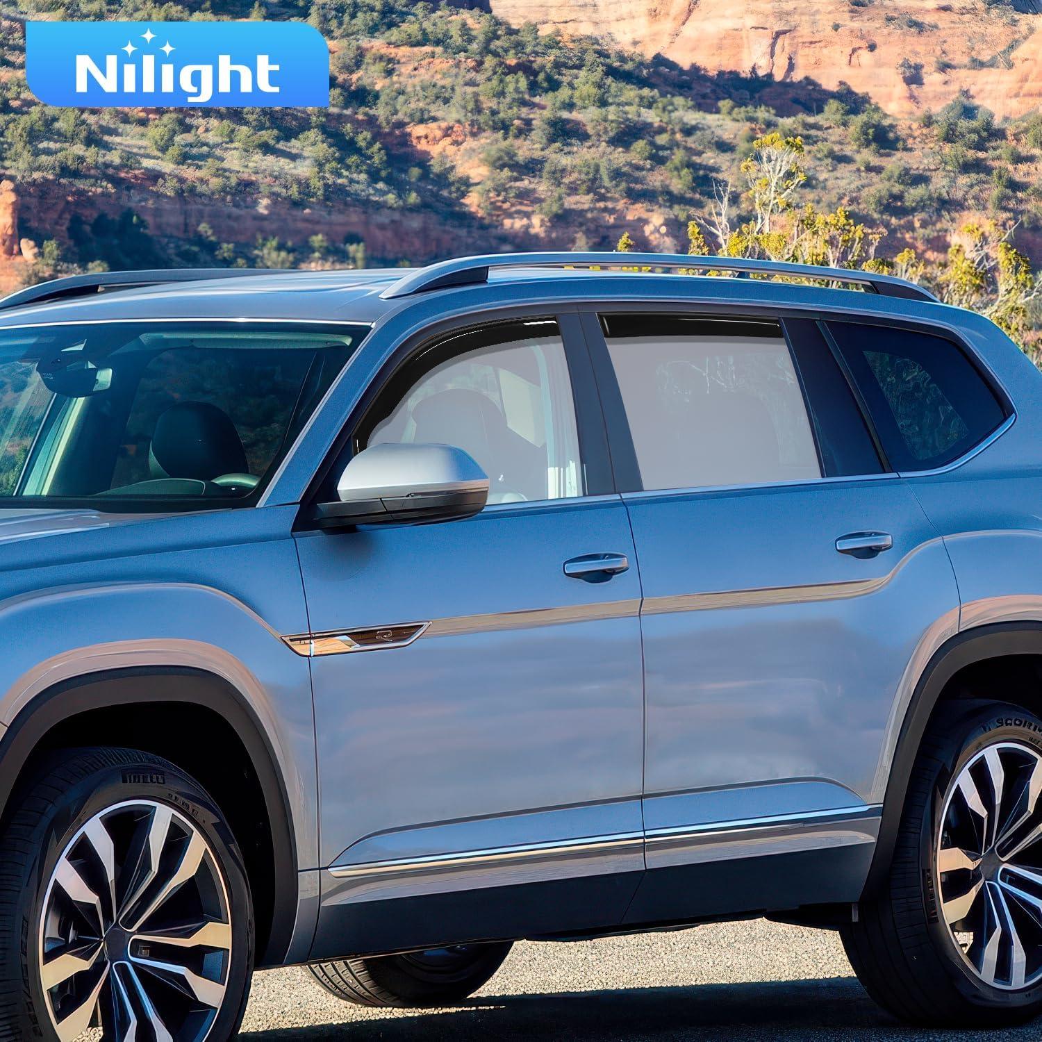 imageNilight inChannel Rain Guards for Honda Passport 2019 2020 2021 2022 2023 2024 2025 Vent Window Visors Original Window Deflectors4PCSVolkswagen Atlas 20182025