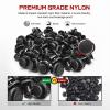 Nilight 100PCS Nylon Bumper Rivet Fender Clips OEM Replaces Nissan: 01553-093210 8mm,1PC Bonus Fastener Remover(For Acura Honda)