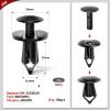 Nilight 100PCS Nylon Bumper Rivet Fender Clips OEM Replaces Nissan: 01553-093210 8mm,1PC Bonus Fastener Remover(For GM Ford Chrysler Dodge Jeep)