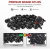 Nilight 100PCS Nylon Bumper Rivet Fender Clips OEM Replaces Nissan: 01553-093210 8mm,1PC Bonus Fastener Remover(For GM Ford Chrysler Dodge Jeep)