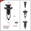 Nilight 100PCS Nylon Bumper Rivet Fender Clips OEM Replaces Nissan: 01553-093210 8mm,1PC Bonus Fastener Remover(For Toyota)