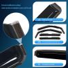 Nilight in-Channel Rain Guards for Frontier Crew Cab 2022 2023 2024 2025, Vent Window Visors, Original Window Deflectors-4PCS(Nissan Frontier 2022-2025)