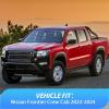 Nilight in-Channel Rain Guards for Frontier Crew Cab 2022 2023 2024 2025, Vent Window Visors, Original Window Deflectors-4PCS(Nissan Frontier 2022-2025)