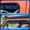 Nilight in-Channel Rain Guards for Frontier Crew Cab 2022 2023 2024 2025, Vent Window Visors, Original Window Deflectors-4PCS(Nissan Pathfinder 2022-2025)