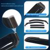 Nilight in-Channel Rain Guards for Honda Passport 2019 2020 2021 2022 2023 2024 2025, Vent Window Visors, Original Window Deflectors-4PCS(Honda CRV 2017-2022)