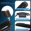 Nilight in-Channel Rain Guards for Honda Passport 2019 2020 2021 2022 2023 2024 2025, Vent Window Visors, Original Window Deflectors-4PCS(Hyundai Santa Cruz 2022-2025)