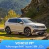 Nilight in-Channel Rain Guards for Honda Passport 2019 2020 2021 2022 2023 2024 2025, Vent Window Visors, Original Window Deflectors-4PCS(Volkswagen Tiguan 2018-2025)