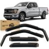 Nilight Vent Window Visors for Ford F250 F350 F450 F550 Super Duty Crew Cab 2017 2018 2019 2020 2021 2022 2023 2024, in-Channel Rain Guards, Original Window Deflectors-4PCS(Ford F150 Super Cab 2021-2024)