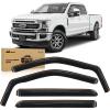 Nilight Vent Window Visors for Ford F250 F350 F450 F550 Super Duty Crew Cab 2017 2018 2019 2020 2021 2022 2023 2024, in-Channel Rain Guards, Original Window Deflectors-4PCS(Ford F250-F550 2017-2024)