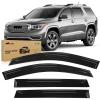 Nilight Window Rain Guards for GMC Terrain 2010 2011 2012 2013 2014 2015 2016 2017 Window Deflectors, Tape-on Vent Window Visors-4 Pieces