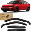 Nilight in-Channel Rain Guards for Honda Passport 2019 2020 2021 2022 2023 2024 2025, Vent Window Visors, Original Window Deflectors-4PCS(Honda Civic Hatchbac 2022-2024)