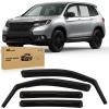Nilight in-Channel Rain Guards for Honda Passport 2019 2020 2021 2022 2023 2024 2025, Vent Window Visors, Original Window Deflectors-4PCS(Honda Passport 2019-2025)