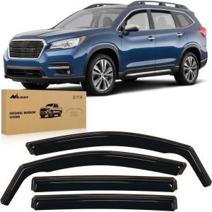 Nilight in-Channel Rain Guards for Honda Passport 2019 2020 2021 2022 2023 2024 2025, Vent Window Visors, Original Window Deflectors-4PCS(Subaru Ascent 2019-2024)