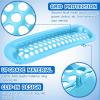 Nilight Grill Inserts fit for Jeep Wrangler Front Grille Mesh Inserts & Headlight Cover Set for JK JKU Unlimited Sports Sahara Freedom Rubicon 2007-2018 Clip-in Trim Exterior Accessories Red 9 Pcs(Jeep Wrangler JK 2007-2018  Blue)