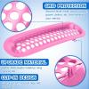 Nilight Grill Inserts fit for Jeep Wrangler Front Grille Mesh Inserts & Headlight Cover Set for JK JKU Unlimited Sports Sahara Freedom Rubicon 2007-2018 Clip-in Trim Exterior Accessories Red 9 Pcs(Jeep Wrangler JK 2007-2018  Pink)
