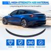 Nilight Spoiler Fit for Tesla Model Y 2020 2021 2022 2023 2024 Spoilers for Cars Rear Spoiler Wing Sporty Rear Trunk Lip Exterior Accessories Easy No-Drill Installation ABS Carbon Fiber Pattern(Tesla Model 3 Highland 2024 Matte Carbon Fiber)