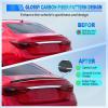 Nilight Spoiler Fit for Tesla Model Y 2020 2021 2022 2023 2024 Spoilers for Cars Rear Spoiler Wing Sporty Rear Trunk Lip Exterior Accessories Easy No-Drill Installation ABS Carbon Fiber Pattern(Infiniti Q50 2014-2024 Glossy Carbon Fiber)