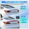Nilight Spoiler Fit for Tesla Model Y 2020 2021 2022 2023 2024 Spoilers for Cars Rear Spoiler Wing Sporty Rear Trunk Lip Exterior Accessories Easy No-Drill Installation ABS Carbon Fiber Pattern(Tesla Model 3 2017-2023 Matte Carbon Fiber)