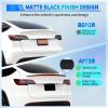 Nilight Spoiler Fit for Tesla Model Y 2020 2021 2022 2023 2024 Spoilers for Cars Rear Spoiler Wing Sporty Rear Trunk Lip Exterior Accessories Easy No-Drill Installation ABS Carbon Fiber Pattern(Tesla Model Y 2020-2024 Matte Black)