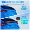 Nilight Spoiler Fit for Tesla Model Y 2020 2021 2022 2023 2024 Spoilers for Cars Rear Spoiler Wing Sporty Rear Trunk Lip Exterior Accessories Easy No-Drill Installation ABS Carbon Fiber Pattern(Honda Civic Sedan 2022-2025 Glossy Black)