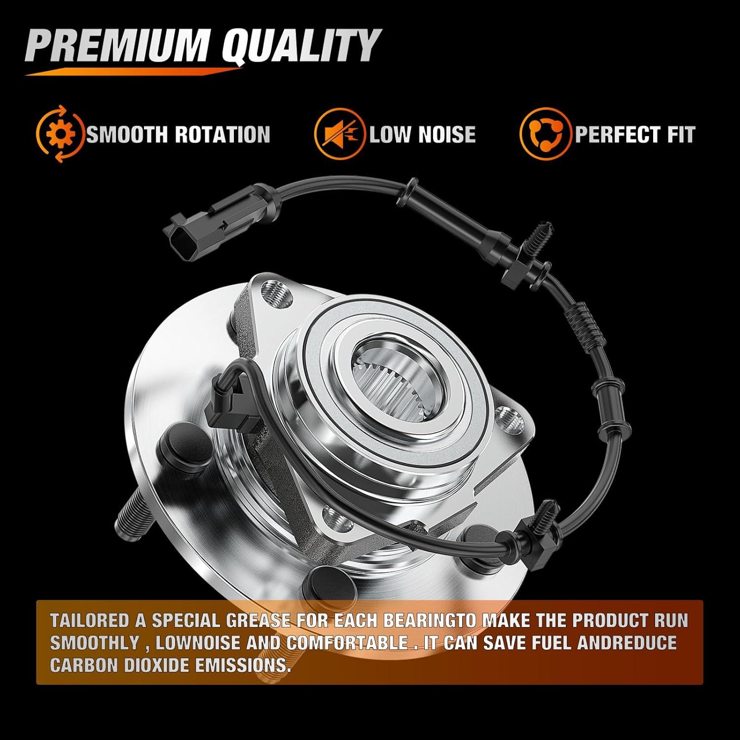 imageNilight Front Wheel Hub and Bearing Assembly for Chevy Impala 2000 2002 2003 2004 2005 2006 20072011 Buick Lacrosse Allure 20052009 Cadillac DTS Eldorado Buick Century 5 Lug wABS OEM 513121Dodge Ram 1500 20122018