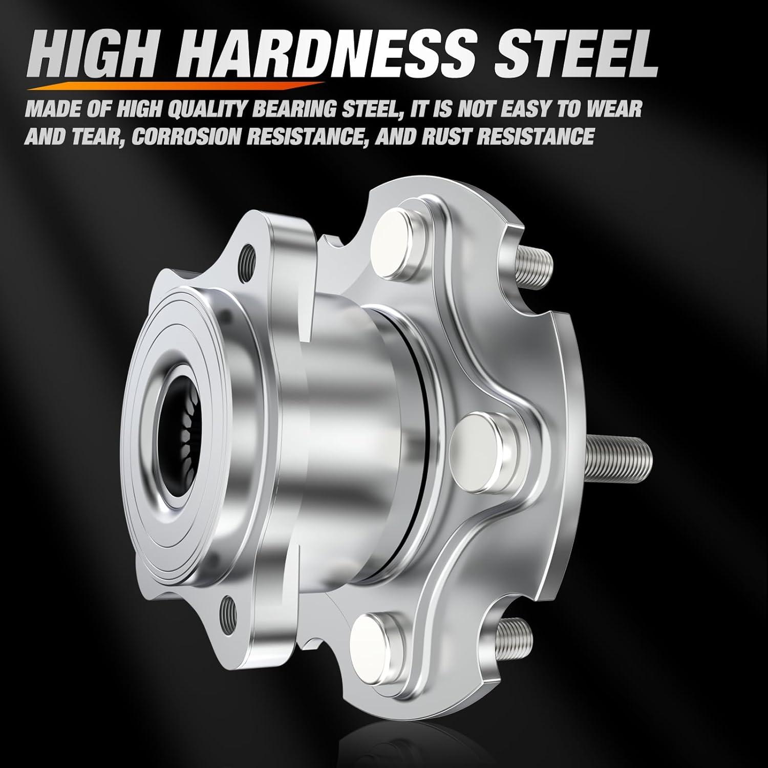 imageNilight Front Wheel Hub and Bearing Assembly for Chevy Impala 2000 2002 2003 2004 2005 2006 20072011 Buick Lacrosse Allure 20052009 Cadillac DTS Eldorado Buick Century 5 Lug wABS OEM 513121Toyota RAV4 20062018 4WD