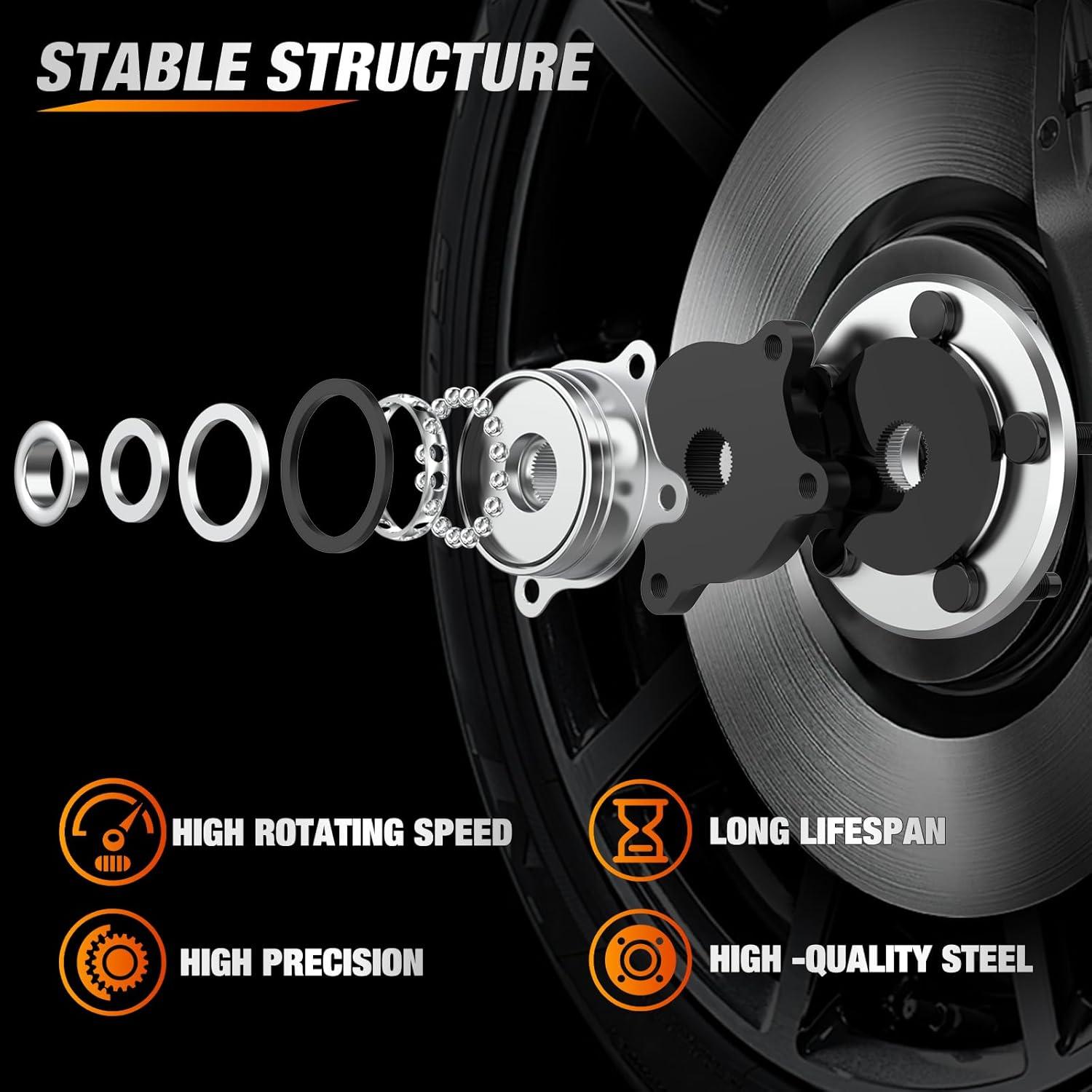 imageNilight Front Wheel Hub and Bearing Assembly for Chevy Impala 2000 2002 2003 2004 2005 2006 20072011 Buick Lacrosse Allure 20052009 Cadillac DTS Eldorado Buick Century 5 Lug wABS OEM 513121Ford Explorer 20112019