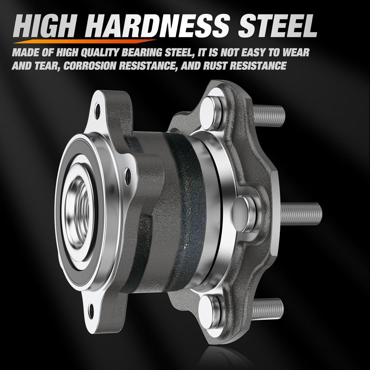 imageNilight Front Wheel Hub and Bearing Assembly for Chevy Impala 2000 2002 2003 2004 2005 2006 20072011 Buick Lacrosse Allure 20052009 Cadillac DTS Eldorado Buick Century 5 Lug wABS OEM 513121Nissan Altima 20072018 Rear