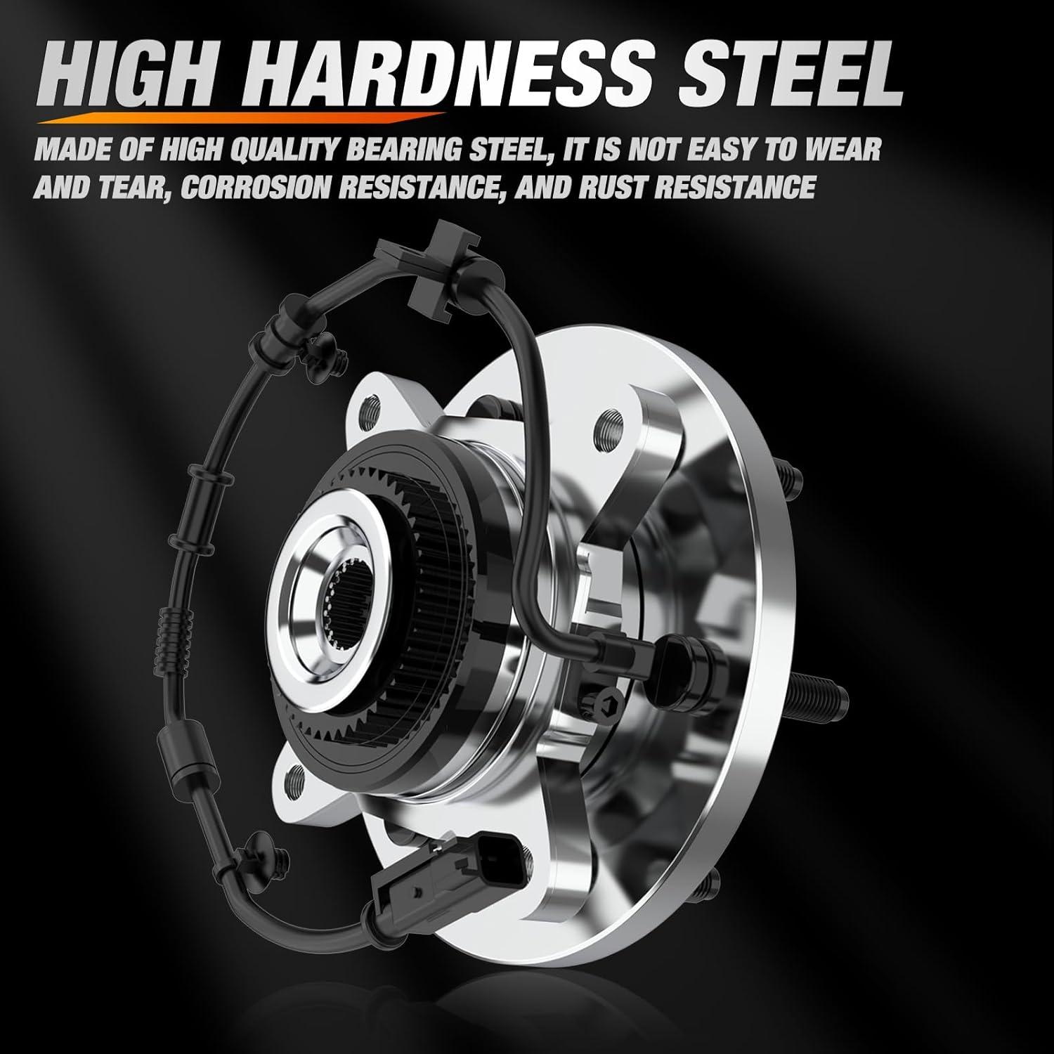 imageNilight Front Wheel Hub and Bearing Assembly for Chevy Impala 2000 2002 2003 2004 2005 2006 20072011 Buick Lacrosse Allure 20052009 Cadillac DTS Eldorado Buick Century 5 Lug wABS OEM 513121Ford F150 20112014 4WD