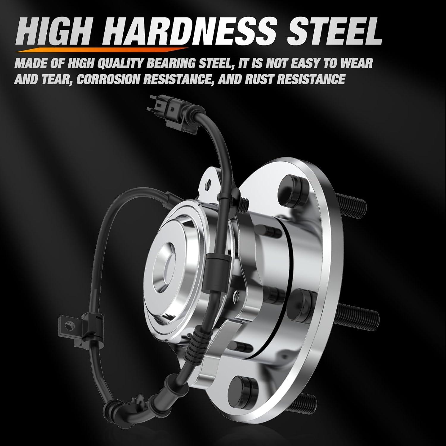 imageNilight Front Wheel Hub and Bearing Assembly for Chevy Impala 2000 2002 2003 2004 2005 2006 20072011 Buick Lacrosse Allure 20052009 Cadillac DTS Eldorado Buick Century 5 Lug wABS OEM 513121Grand Caravan 20082012 Rear