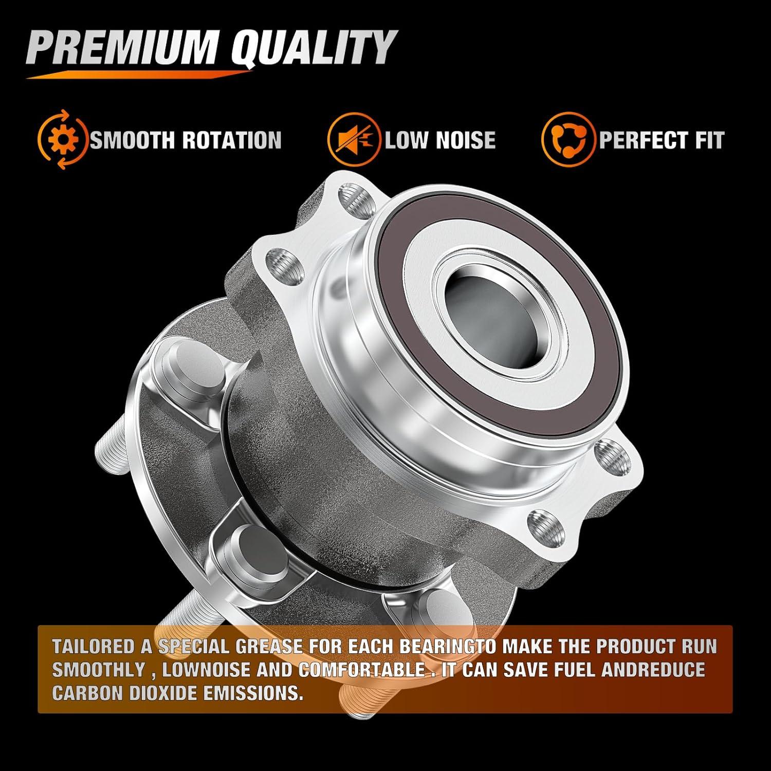 imageNilight Front Wheel Hub and Bearing Assembly for Chevy Impala 2000 2002 2003 2004 2005 2006 20072011 Buick Lacrosse Allure 20052009 Cadillac DTS Eldorado Buick Century 5 Lug wABS OEM 513121Subaru Forester 20142018