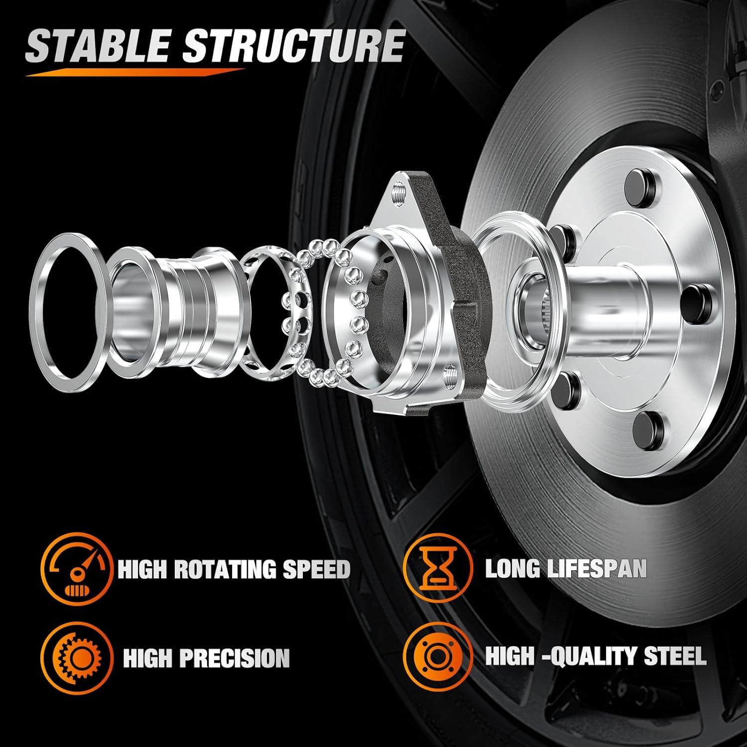 imageNilight Front Wheel Hub and Bearing Assembly for Chevy Impala 2000 2002 2003 2004 2005 2006 20072011 Buick Lacrosse Allure 20052009 Cadillac DTS Eldorado Buick Century 5 Lug wABS OEM 513121Dodge Ram 1500 20122018