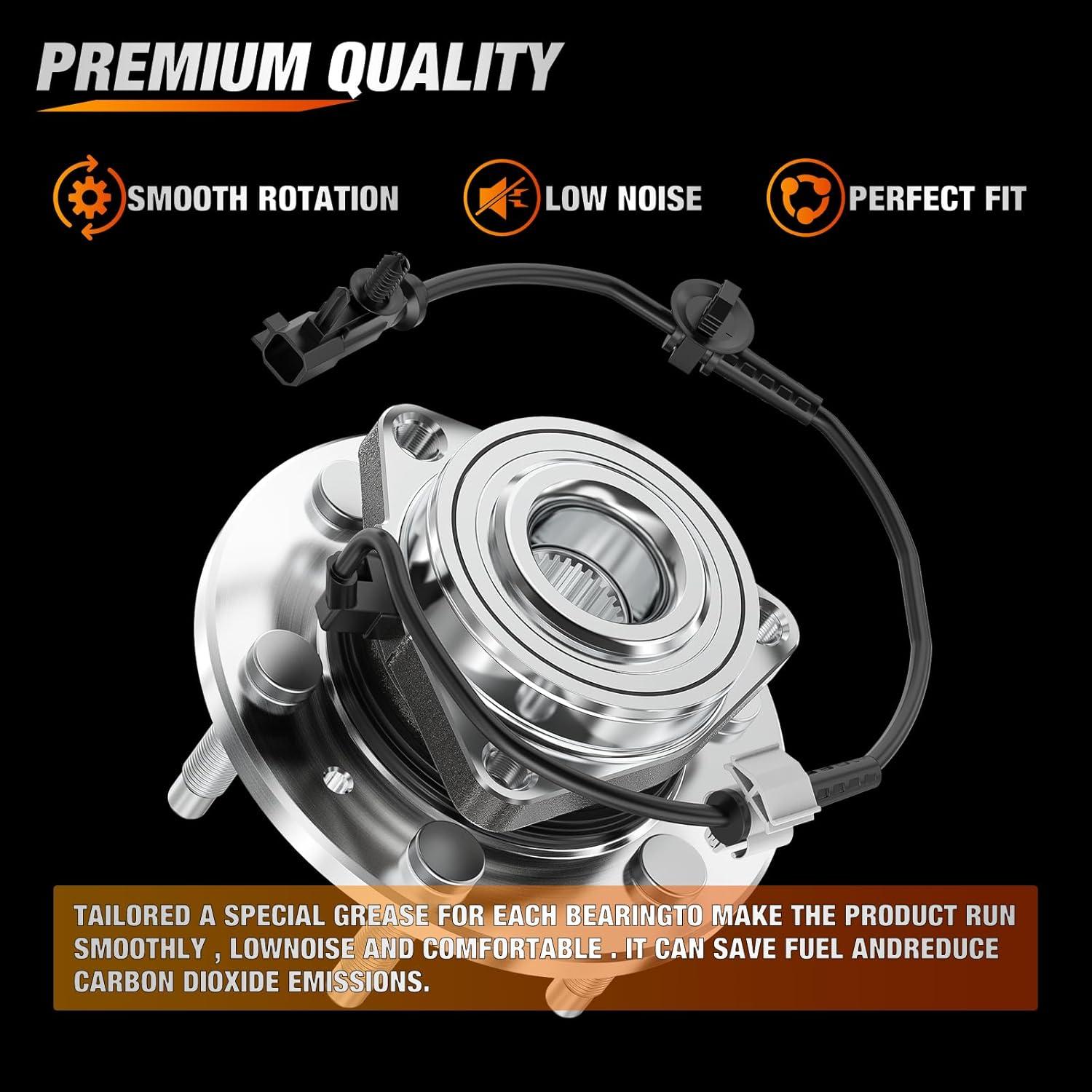 imageNilight Front Wheel Hub and Bearing Assembly for Chevy Impala 2000 2002 2003 2004 2005 2006 20072011 Buick Lacrosse Allure 20052009 Cadillac DTS Eldorado Buick Century 5 Lug wABS OEM 513121Silverado 1500 200720134WD