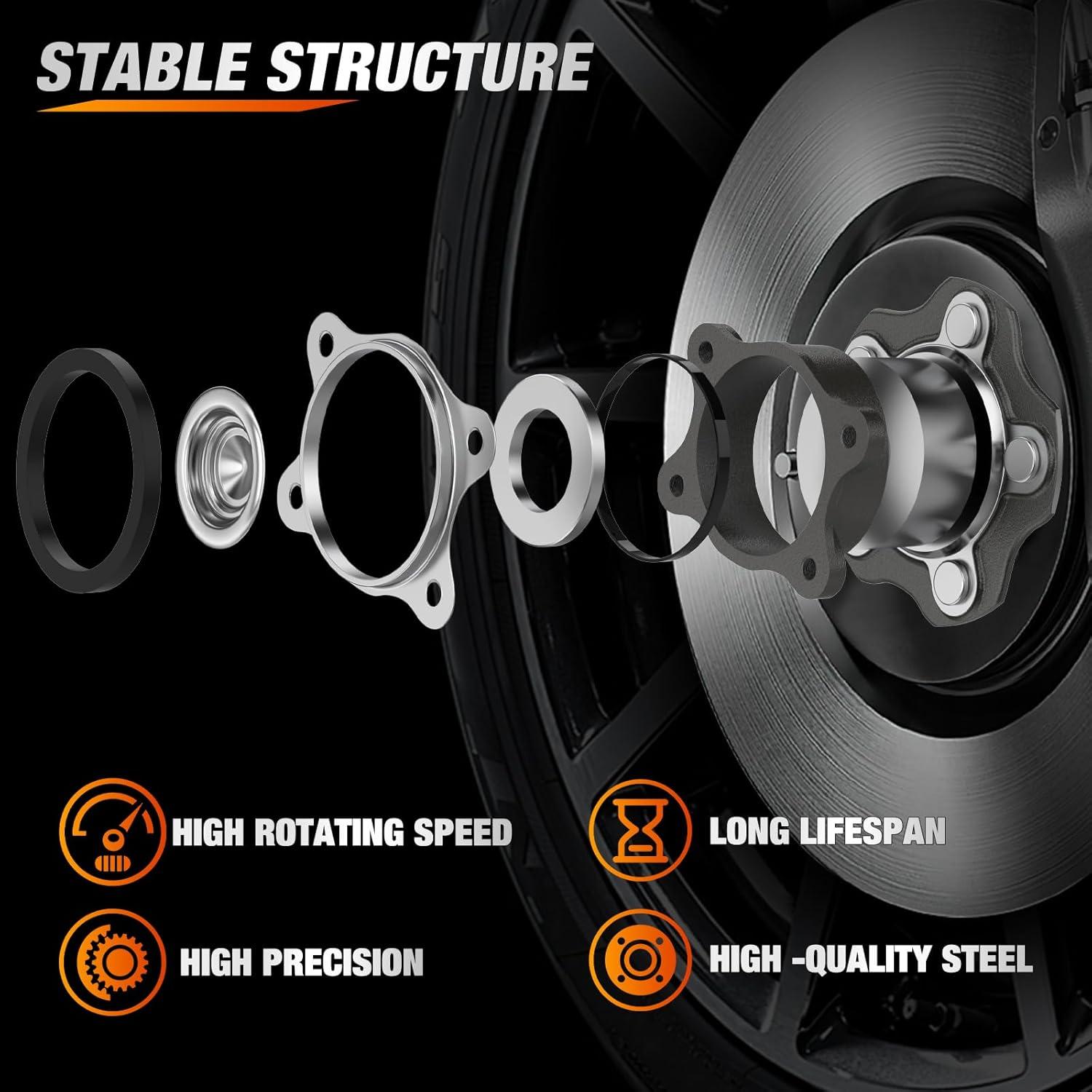imageNilight Front Wheel Hub and Bearing Assembly for Chevy Impala 2000 2002 2003 2004 2005 2006 20072011 Buick Lacrosse Allure 20052009 Cadillac DTS Eldorado Buick Century 5 Lug wABS OEM 513121Nissan Altima 20072018 Rear