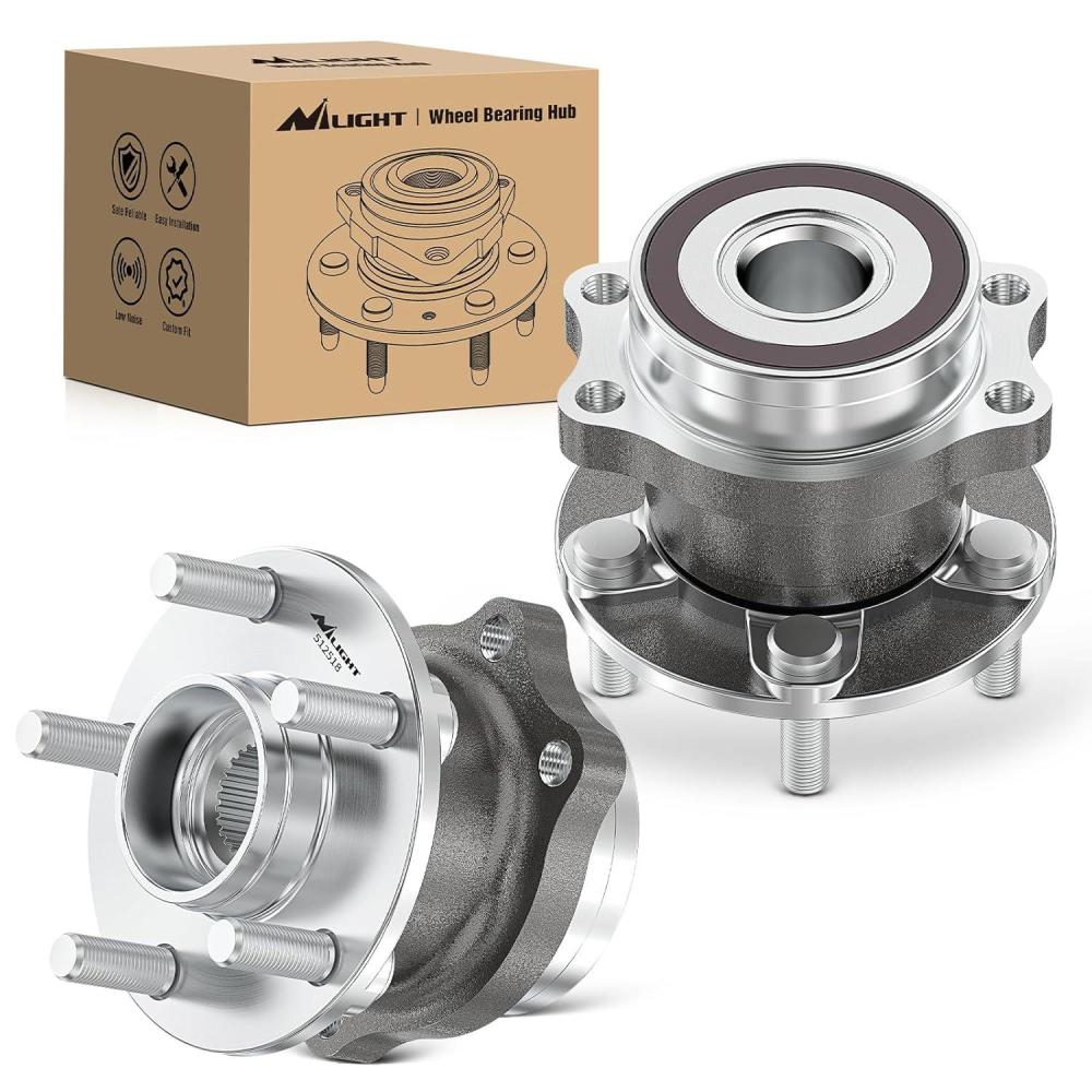 imageNilight Front Wheel Hub and Bearing Assembly for Chevy Impala 2000 2002 2003 2004 2005 2006 20072011 Buick Lacrosse Allure 20052009 Cadillac DTS Eldorado Buick Century 5 Lug wABS OEM 513121Subaru Forester 20142018