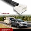 Nilight 4 Pin Trailer Wiring Harness Kit 56040 Compatible with Subaru 2009 2010 2011 2012 2013 2014 2015 2016 2017 2018 2019 2020 2021 2022 2023 2024 Forester Outback XV Crosstrek Forester Ascent(Honda Pilot 2016-2022/Honda 2019-2024)