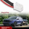 Nilight 4 Pin Trailer Wiring Harness Kit 56040 Compatible with Subaru 2009 2010 2011 2012 2013 2014 2015 2016 2017 2018 2019 2020 2021 2022 2023 2024 Forester Outback XV Crosstrek Forester Ascent(Honda CRV 2017-2024)